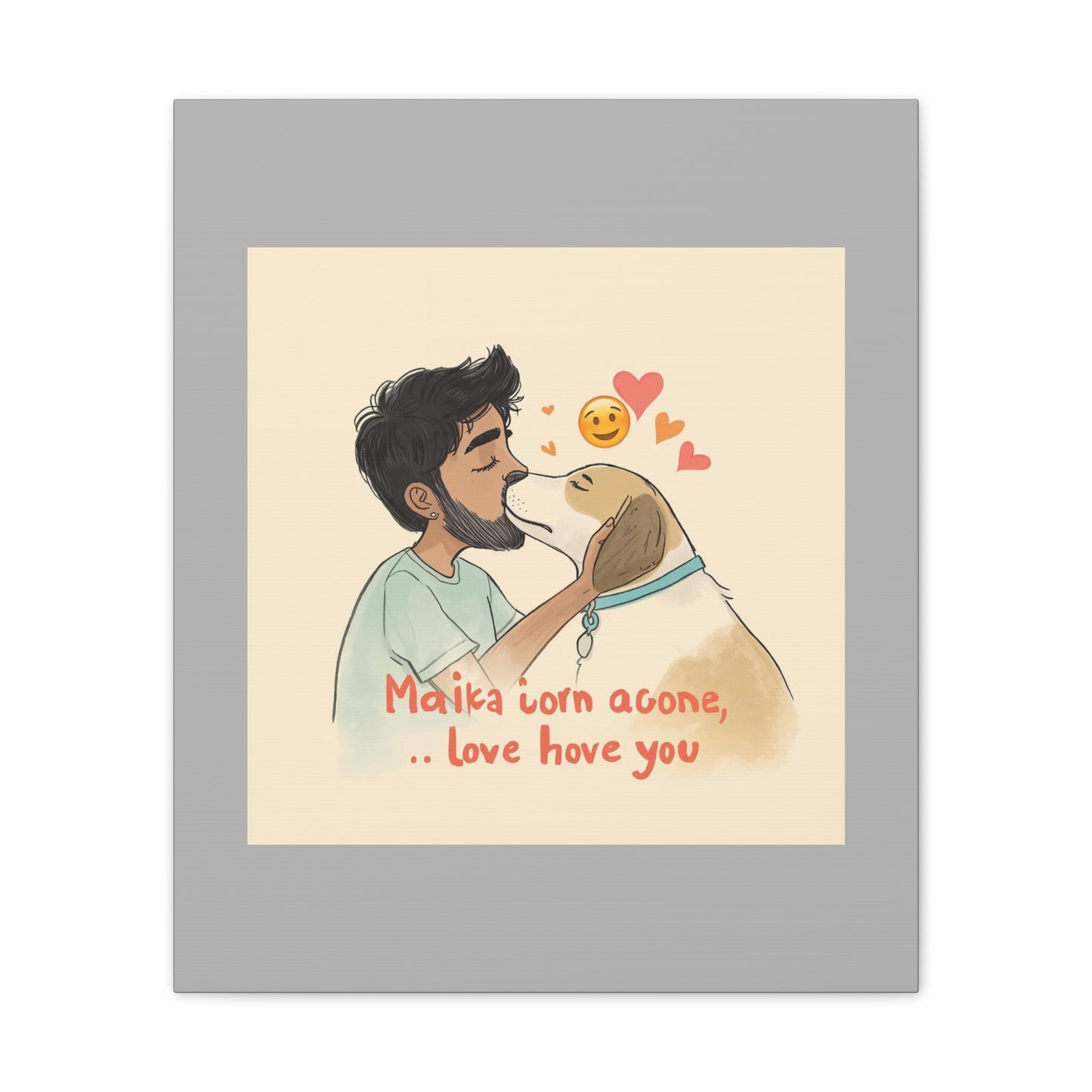 Love Never Leaves Canvas | Eco-Limited