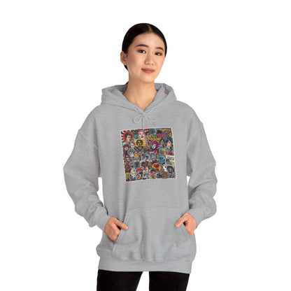 Rock Collage Street Art Hoodie | Eco-Limited