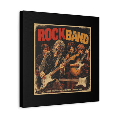 Rock Band Vintage Canvas Wall Art | Eco - Limited