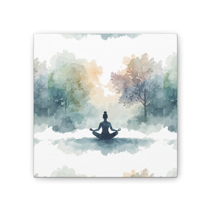 Peace Within Meditation Canvas Wall Art | Eco-Limited
