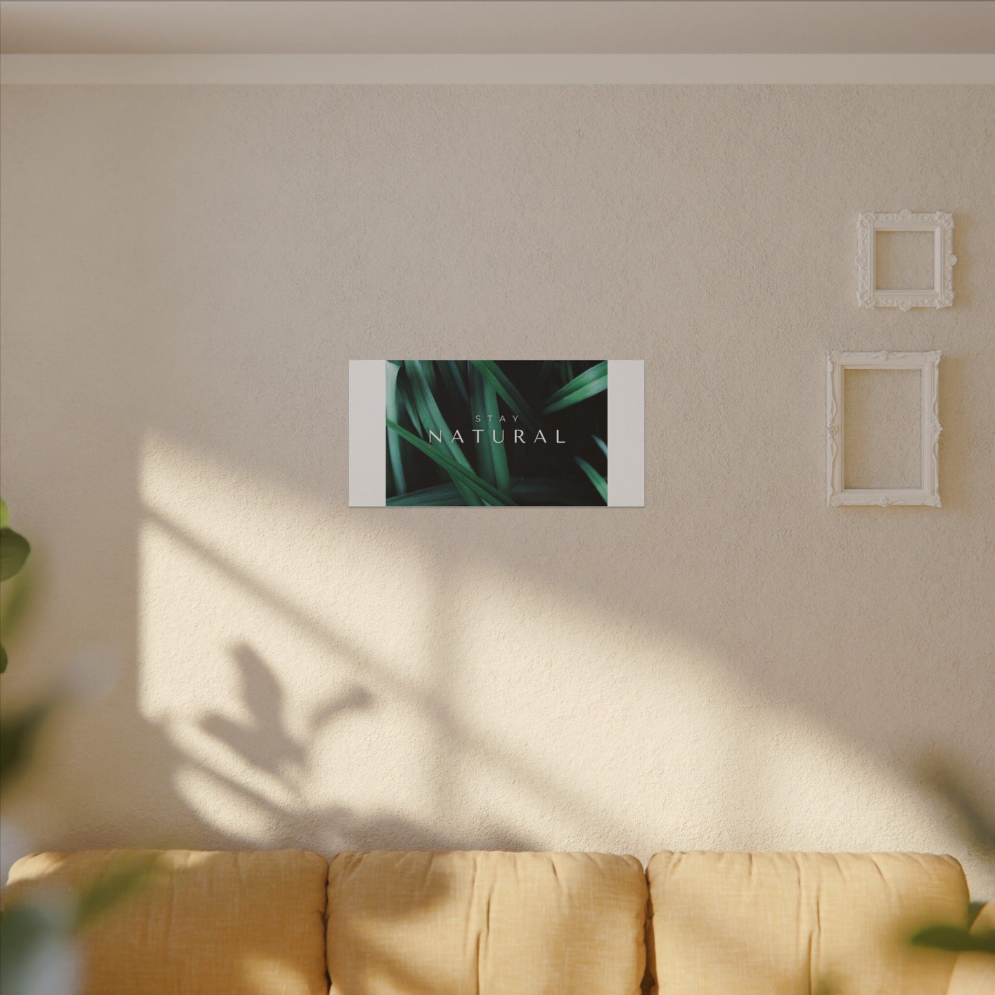 Stay Natural Botanical Canvas Wall Art