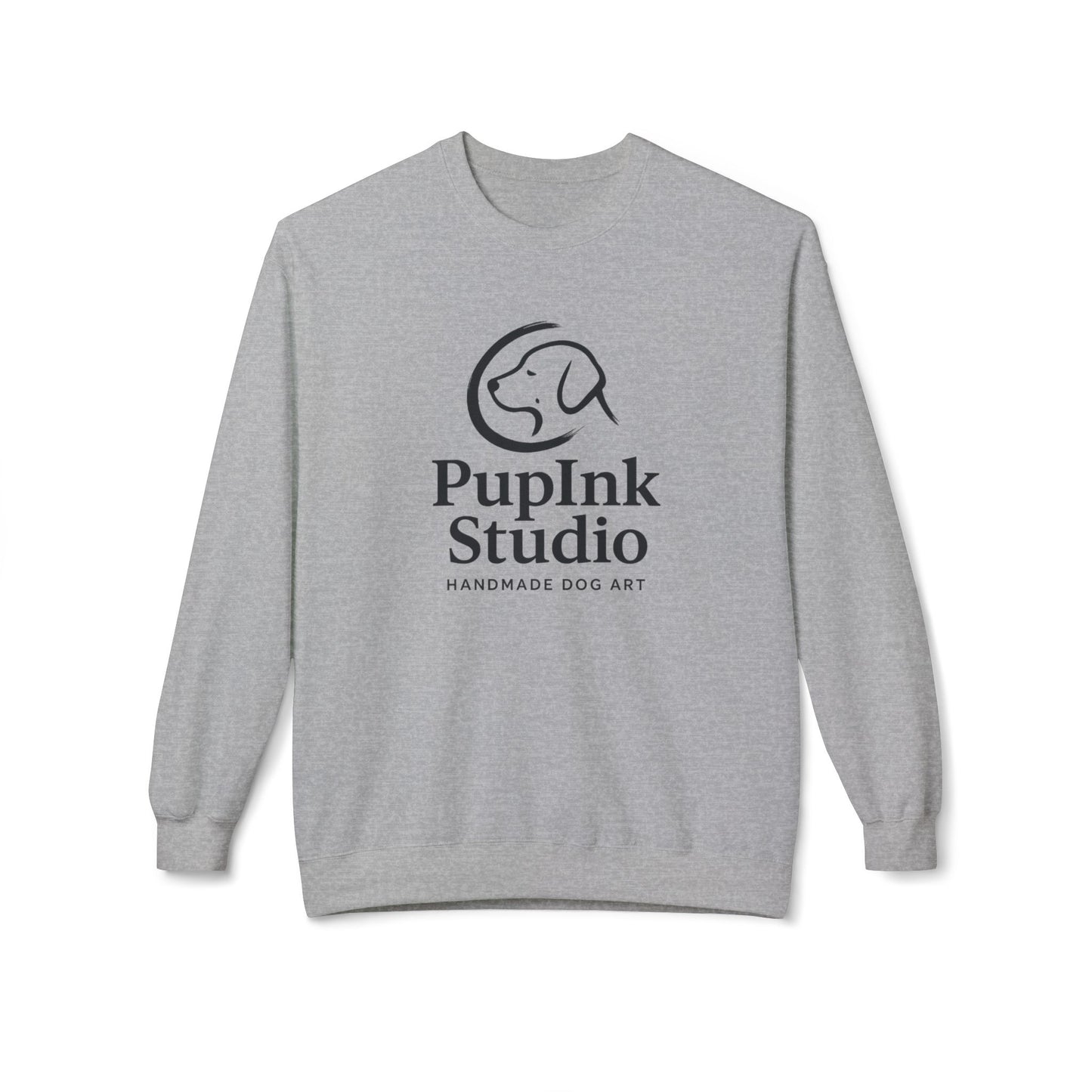 Handmade Dog Art Log Sweatshirt | Eco-Limited