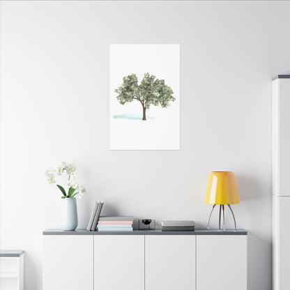 Money Tree Canvas Wall Art Canvas