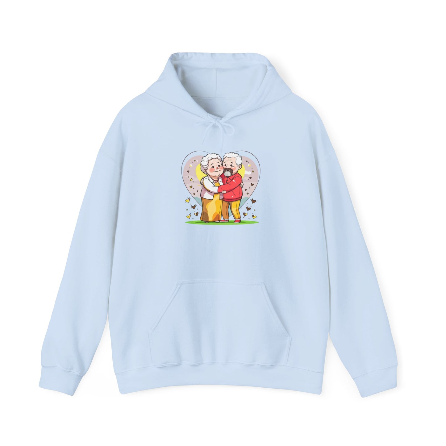 Heartwarming Elderly Couple Hoodie – Cozy Gift Style