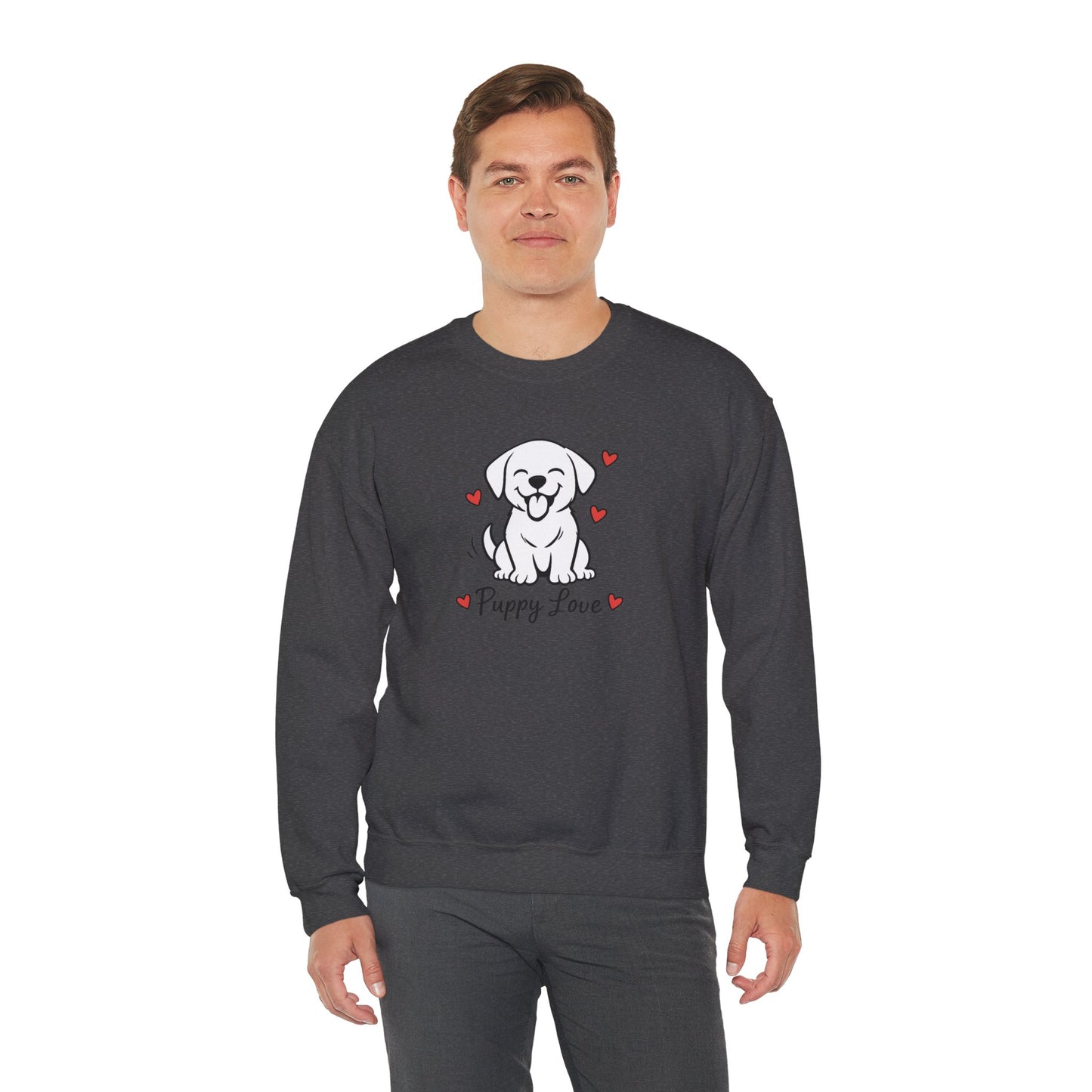 Puppy Love Graphic Sweatshirt | Eco-Limited
