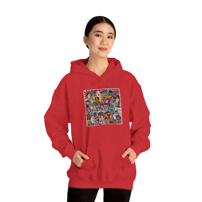 Rock Collage Street Art Hoodie | Eco-Limited