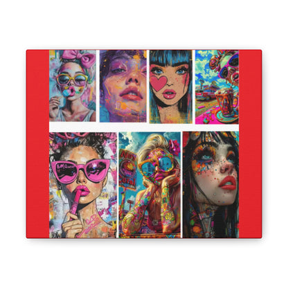 Pop Art Muse Canvas | Statement Wall Art