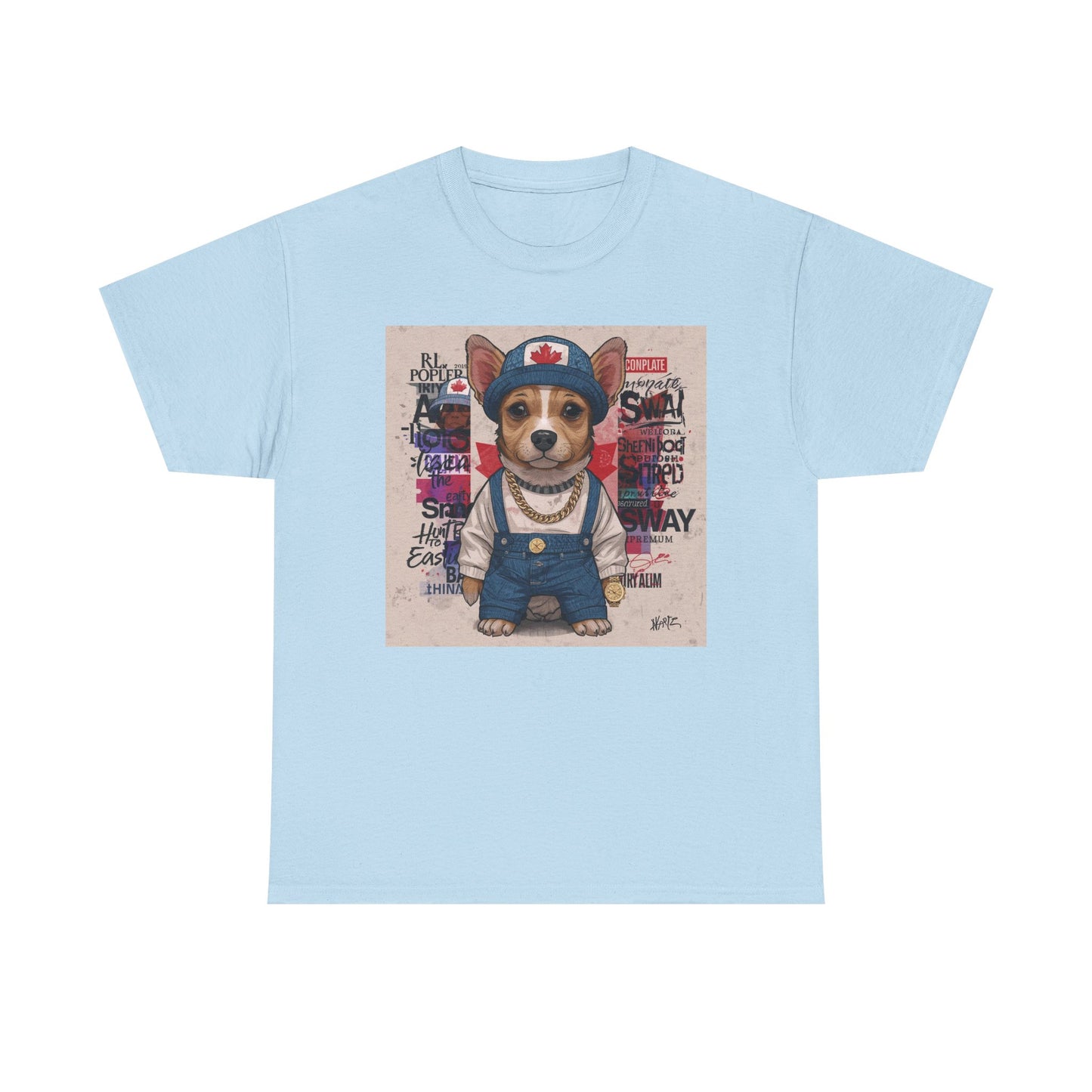 Lucky Street Pup Art T-Shirt | Eco-Limited