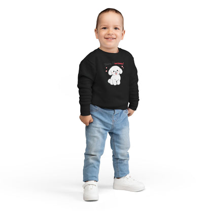 'You're Pawsome!' Cute White Puppy Kids Pullover