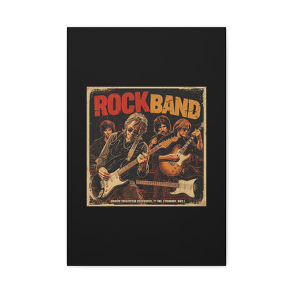 Rock Band Vintage Canvas Wall Art | Eco - Limited