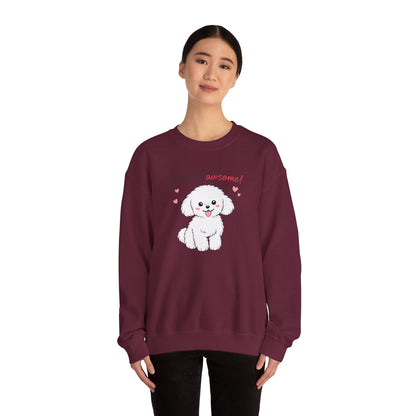 You're Awesome Puppy Graphic Sweater | Eco-Limited