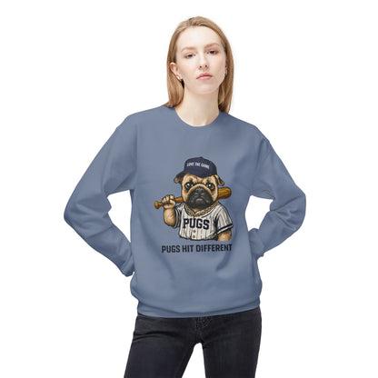 Pugs Hit Different Graphic Sweater | Eco-Limited