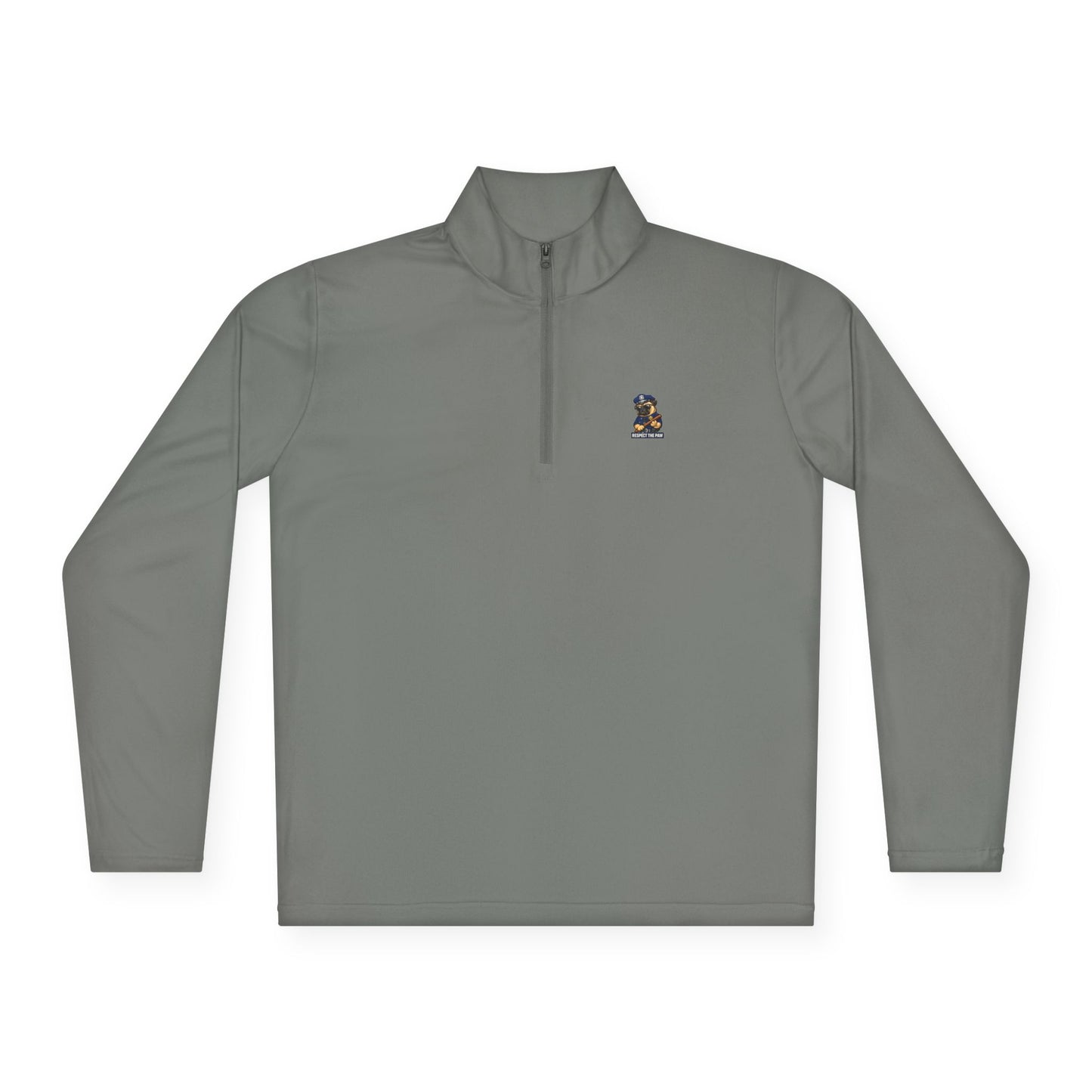 Respect The Paw Golden Retriever Quarter Zip Pullover | Eco-Limited
