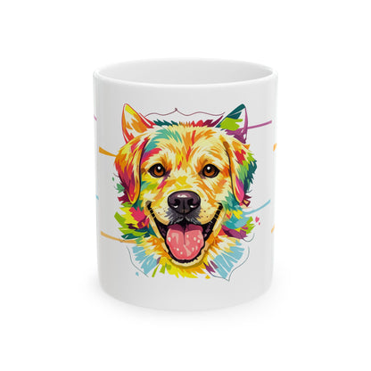 Color Pop Golden Retriever Mug | Eco-Limited
