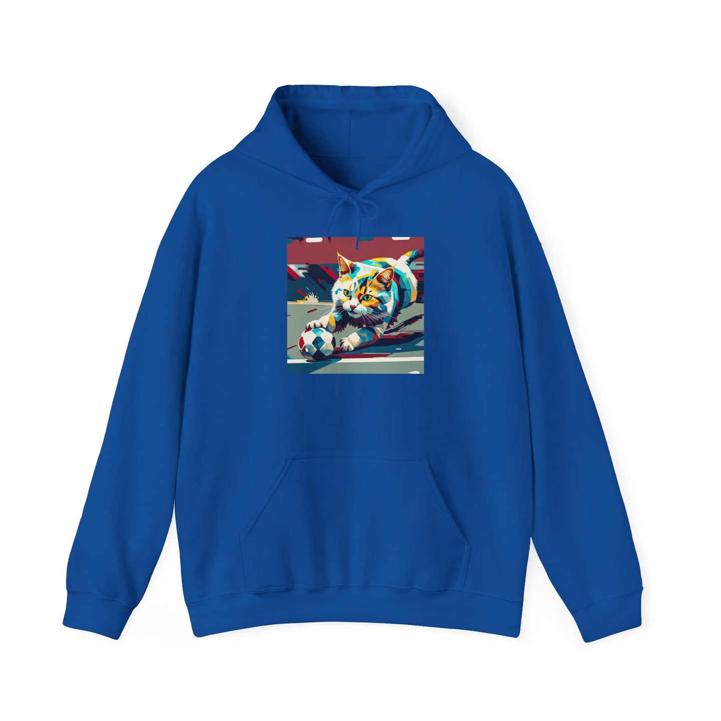 Color Pop Cat Art Hoodie | Eco-Limited
