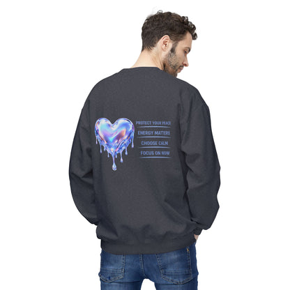 Protect Your Peace Heart Sweatshirt | Eco-Limited