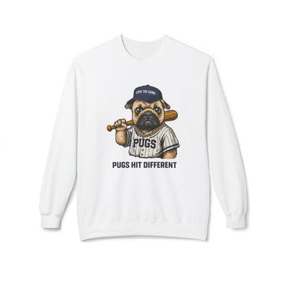 Pugs Hit Different Graphic Sweater | Eco-Limited