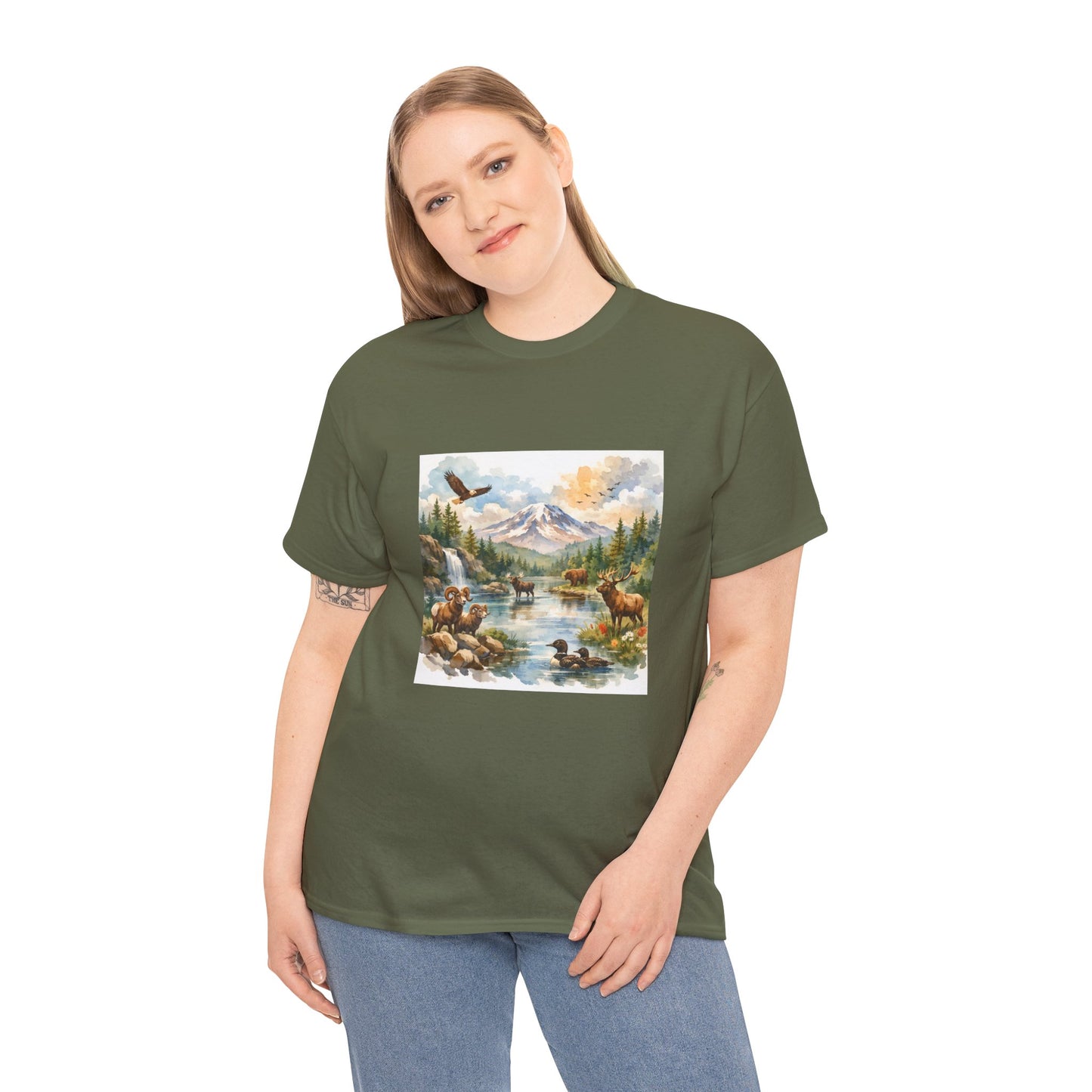 Wild American Landscape Graphic T-Shirt | Eco - Limited