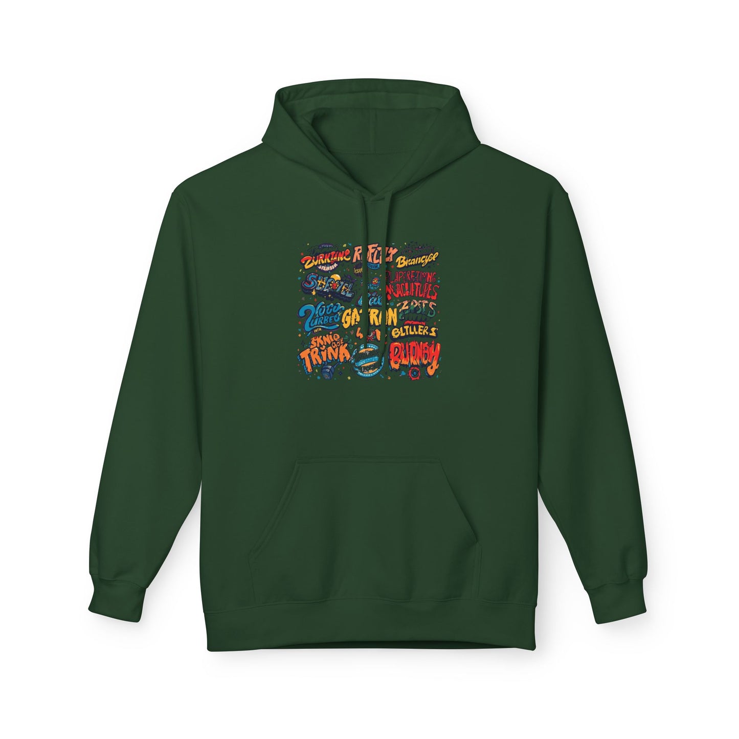 Retro Sticker Collage Graphic Hoodie|Eco-Friendly - Limited