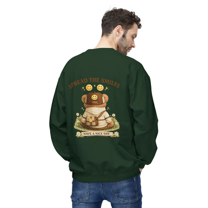 Spread the Smiles Bear Sweatshirt | Eco-Limited