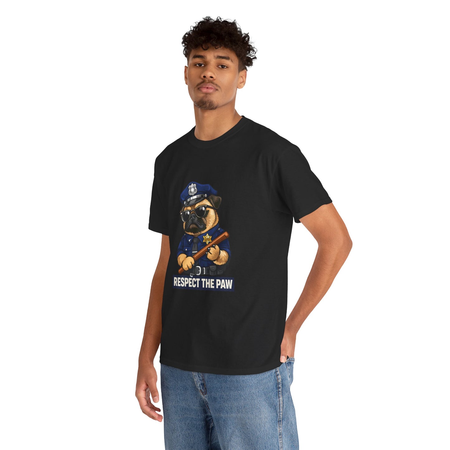 Respect The Paw K9 Officer Dog T-Shirt | Eco-Limited