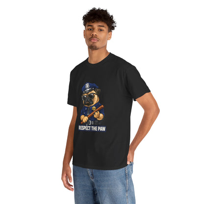 Respect The Paw K9 Officer Dog T-Shirt | Eco-Limited