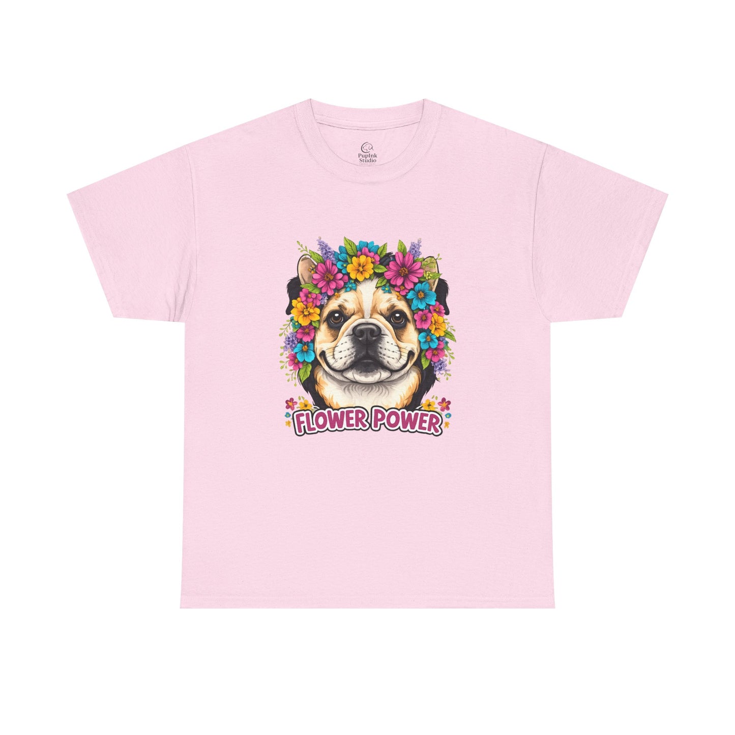 Flower Power Vintage Dog T Shirt | Eco - Limited