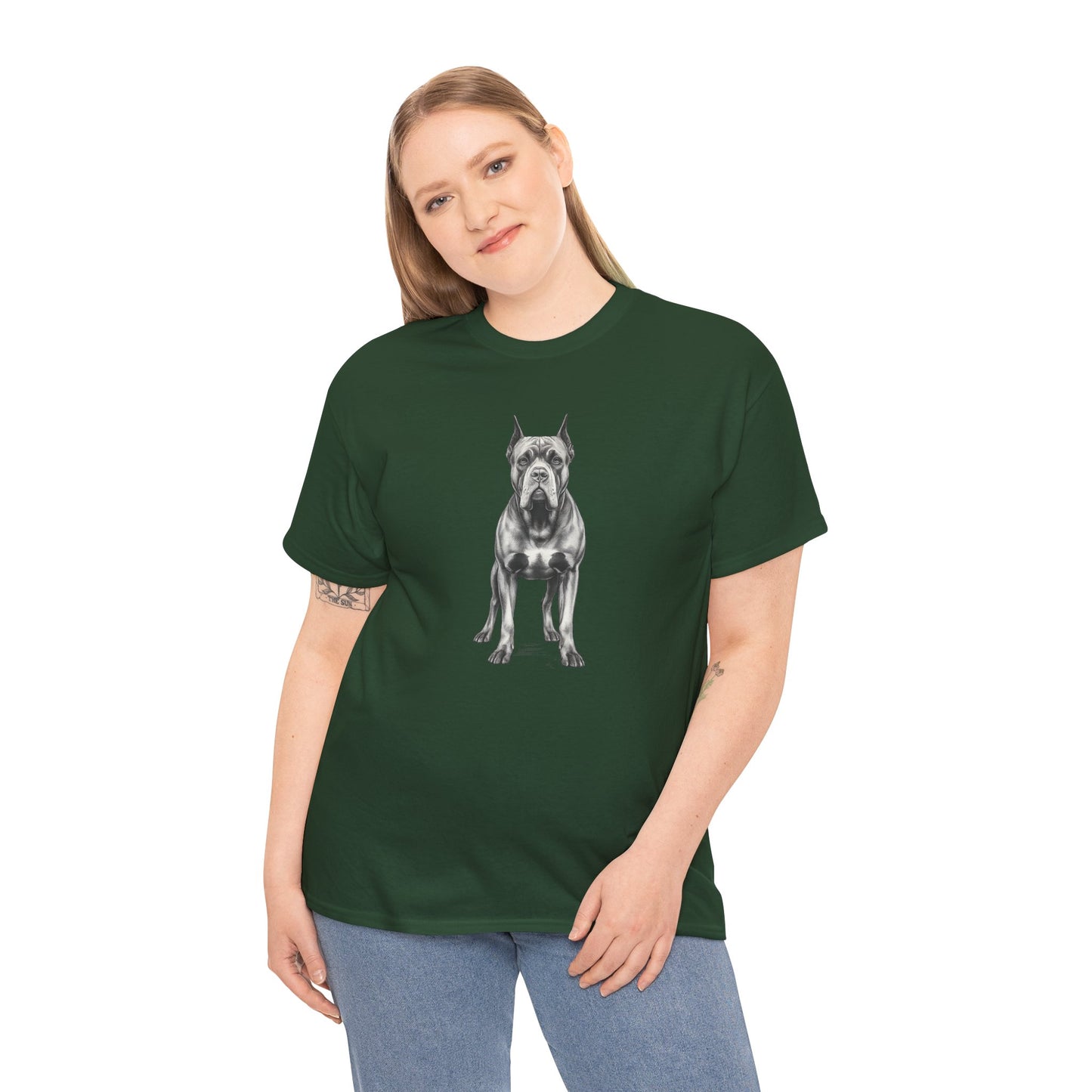 Cane Corso Sketch Minimal Art T-Shirt | Eco-Limited
