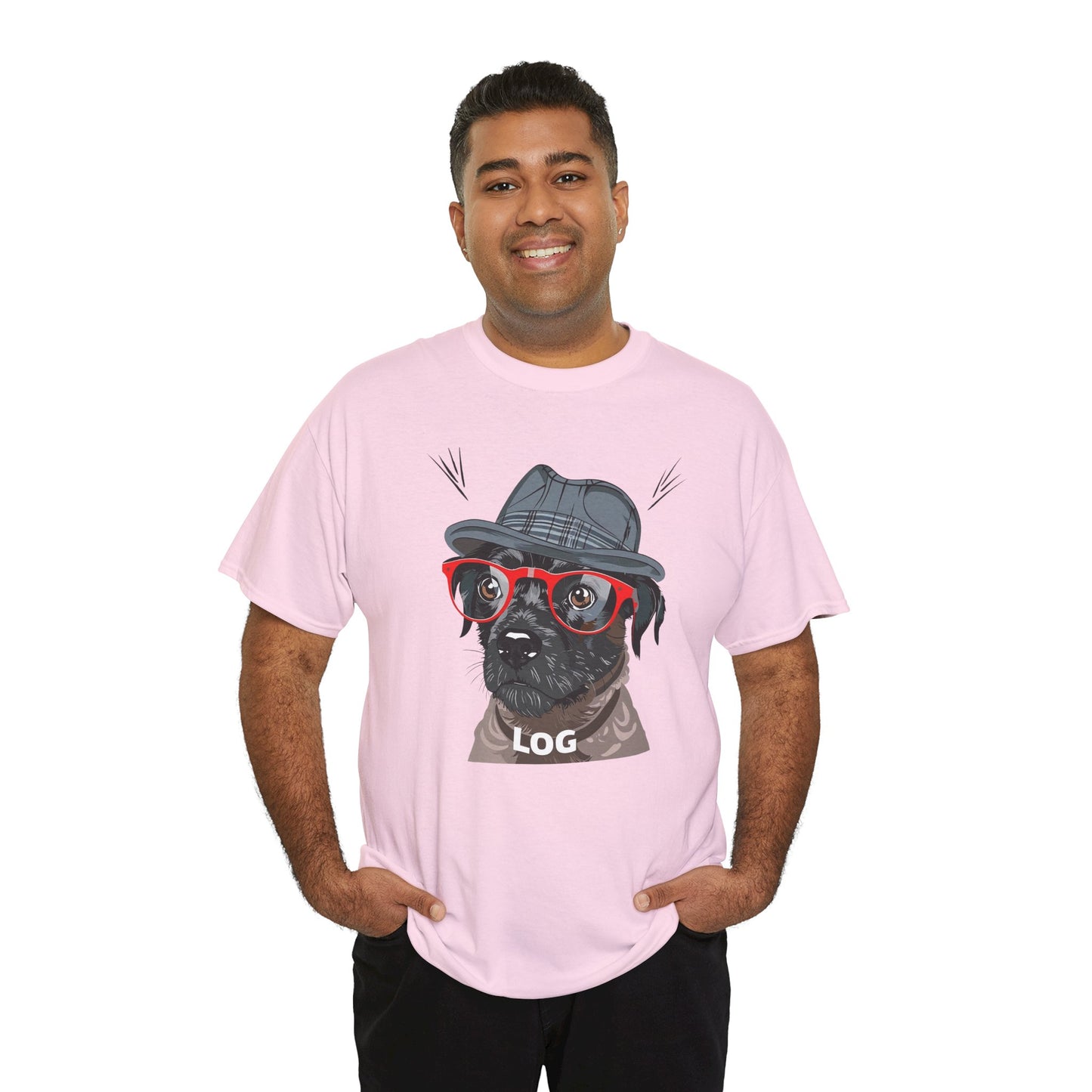 Hipster Dog Glasses T-Shirt | Eco-Limited