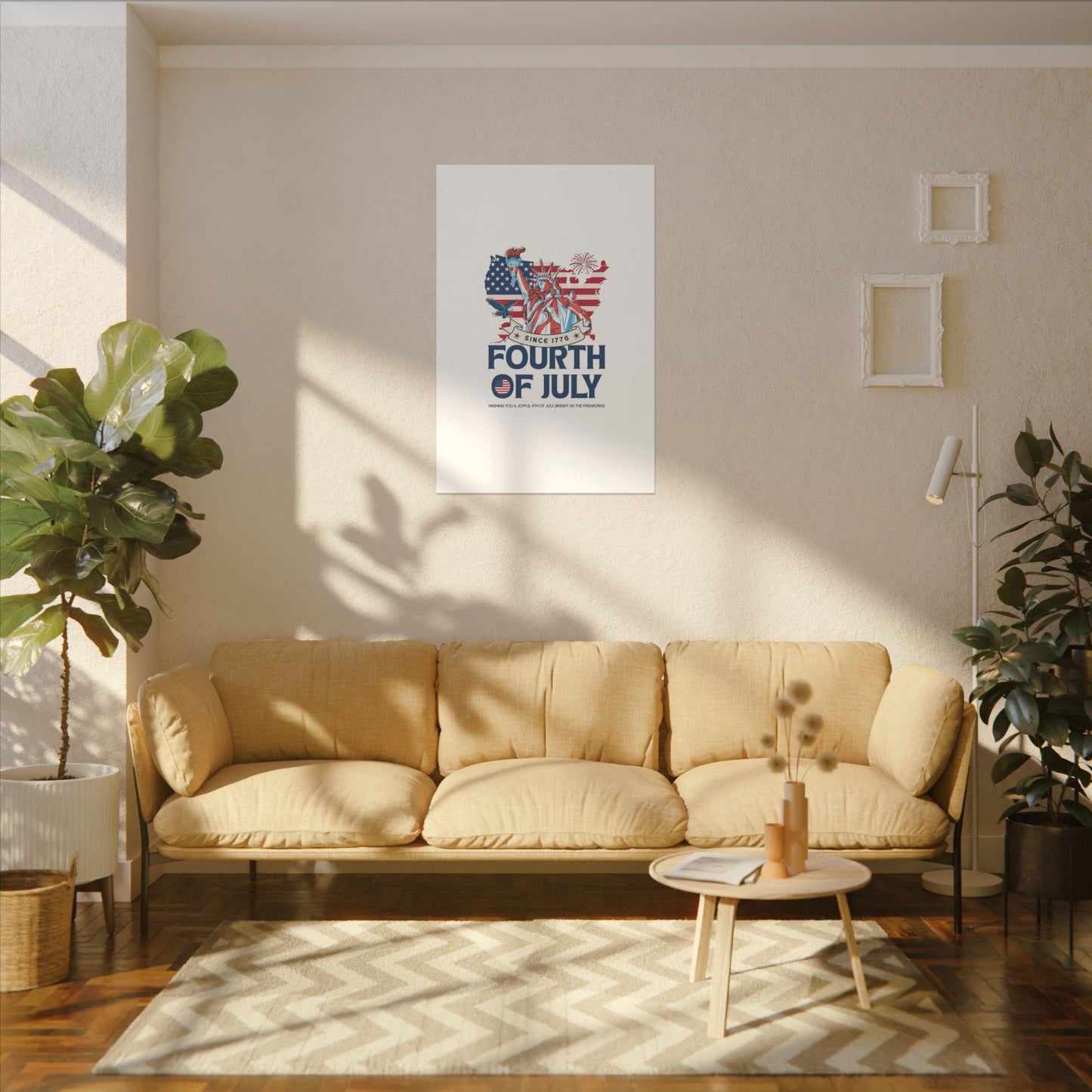 Fourth of July Canvas Wall Art