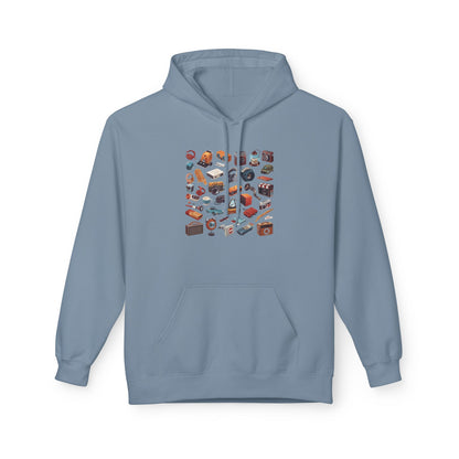 Assorted Cake & Pastry Graphic Hoodie|Eco-Friendly - Limited