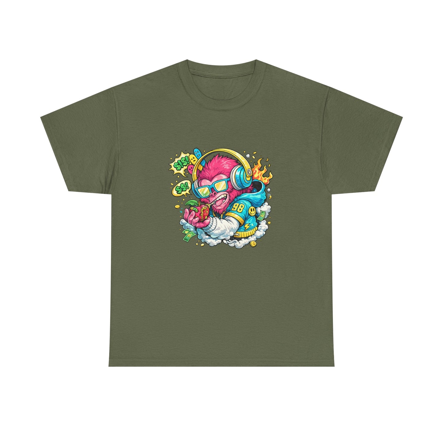 Juicy Vibes Monkey Graphic T-Shirt | Eco - Limited