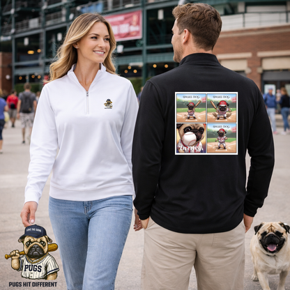 Small Dog Big Energy Quarter Zip | Eco-Limited