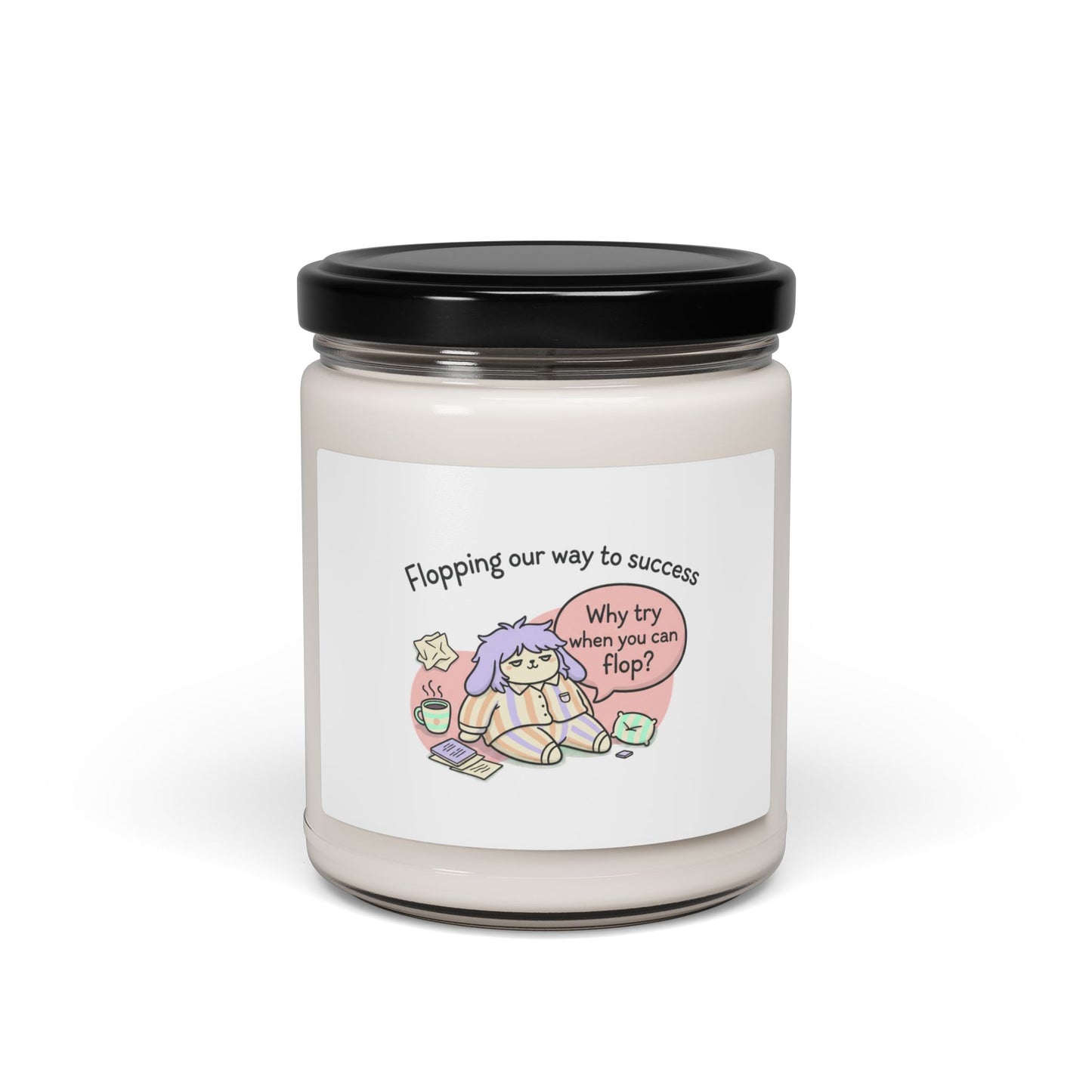 Flop Era Candle | Scented Soy Candle, burnout humor, fail merch