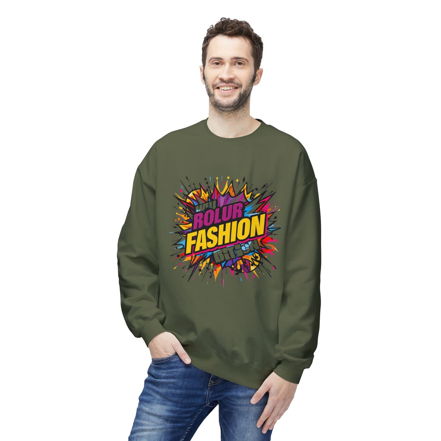 Retro Comic Pop Art Crewneck Sweatshirt