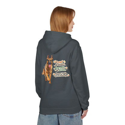 German Shepherd Character Hoodie | Eco-Limited