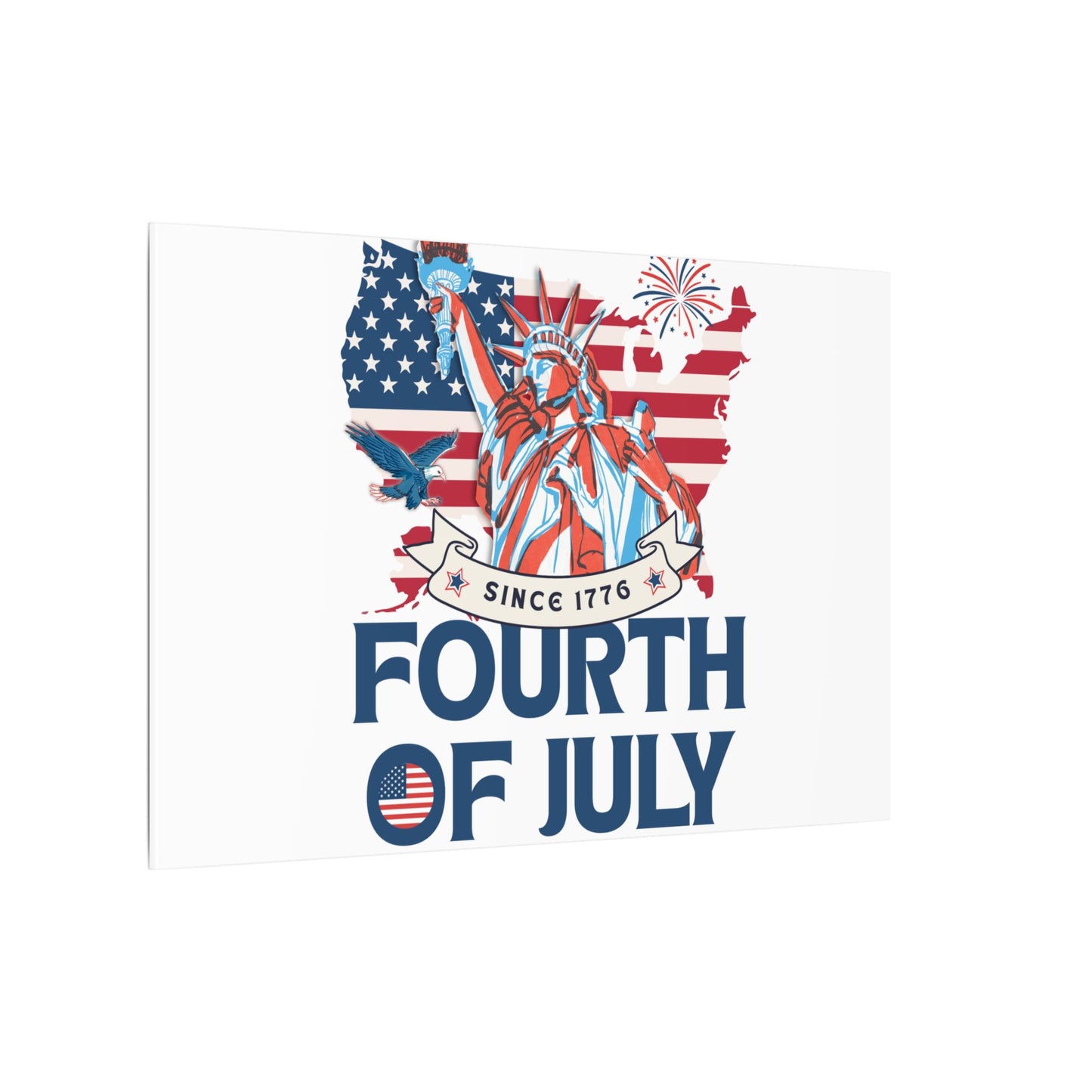 Fourth of July Canvas Wall Art