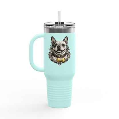 French Bulldog Emblem Stainless Steel Tumbler | Eco-Limited