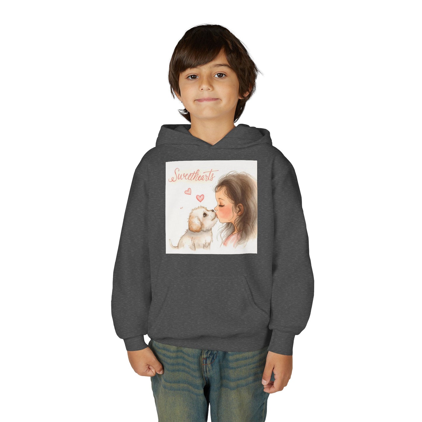 Sweethearts Puppy Moment Children Hoodie | Eco-Limited