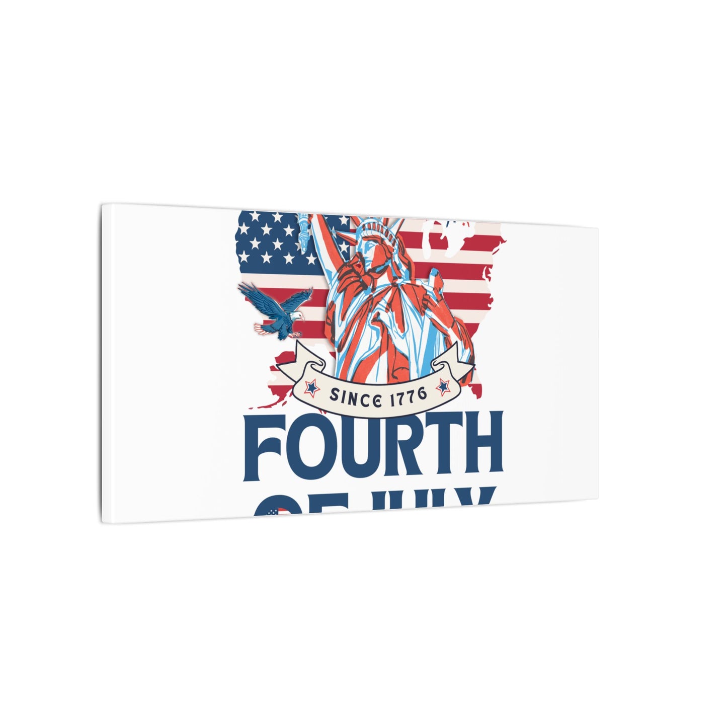 Fourth of July Canvas Wall Art