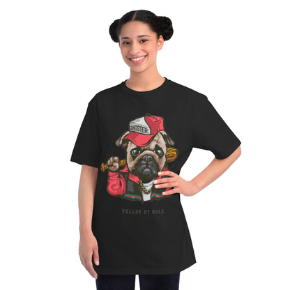 Organic Gangster Pug T-Shirt | Organic-Limited