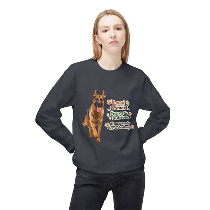 German Shepherd Character Sweatshirt | Eco-Limited