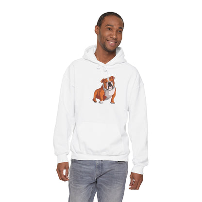 Cute English Bulldog Graphic Hoodie|Eco-Friendly - Limited