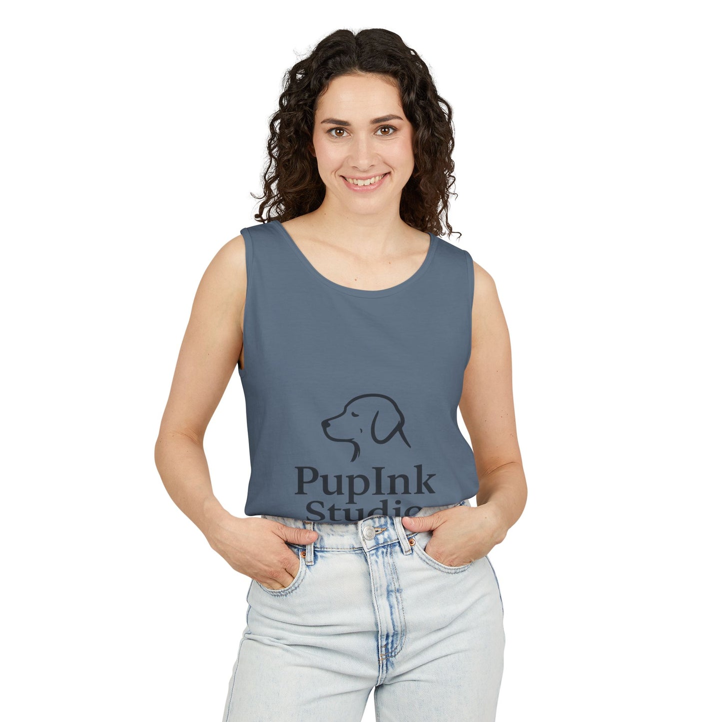 Playful Cat Soccer Art Tank Top | Eco-Limited