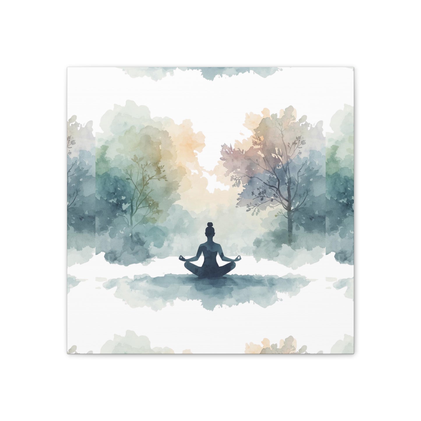 Peace Within Meditation Canvas Wall Art | Eco-Limited