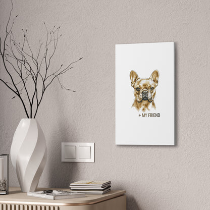 French Bulldog My Friend Canvas Wall Art | Eco Limited