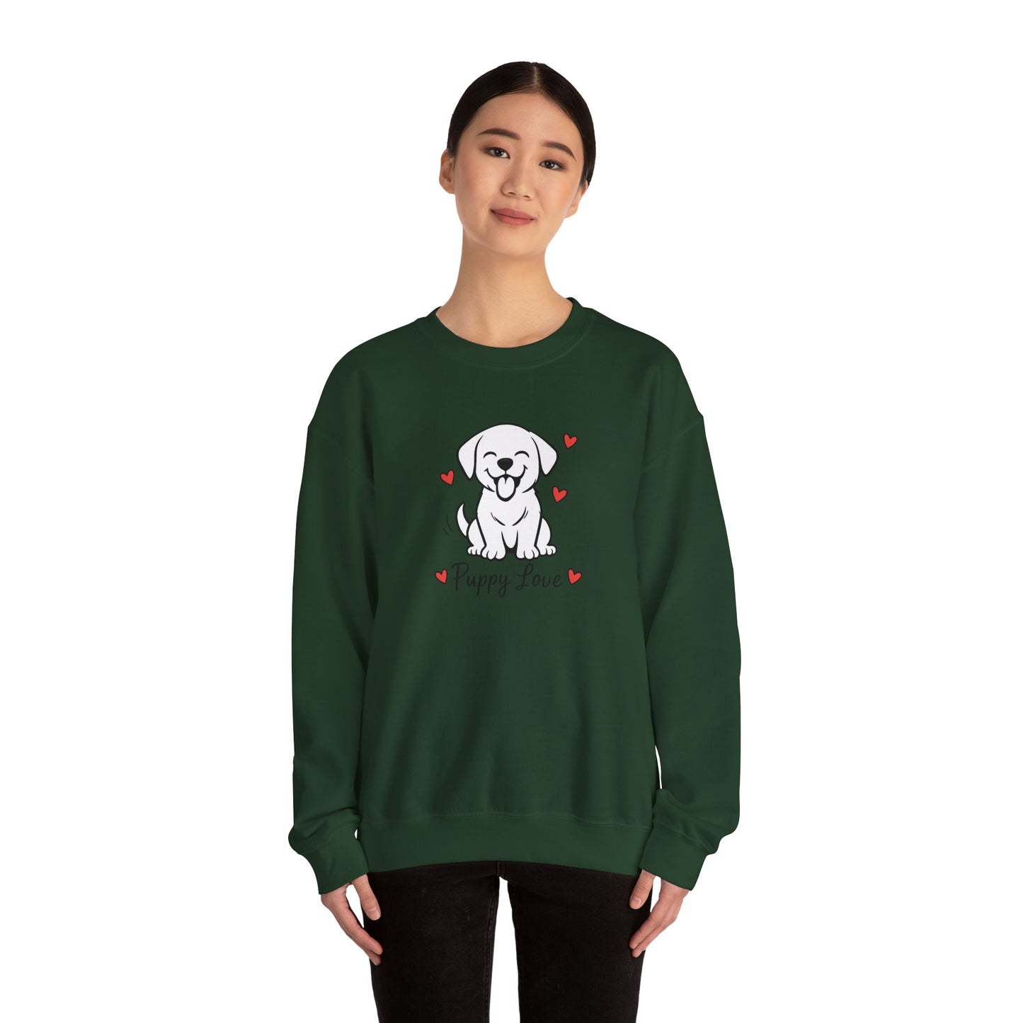 Puppy Love Graphic Sweatshirt | Eco-Limited