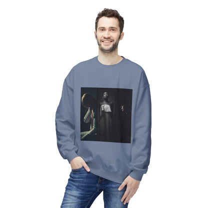 Moody Portrait Triptych Graphic Sweatshirt | Eco-Limited