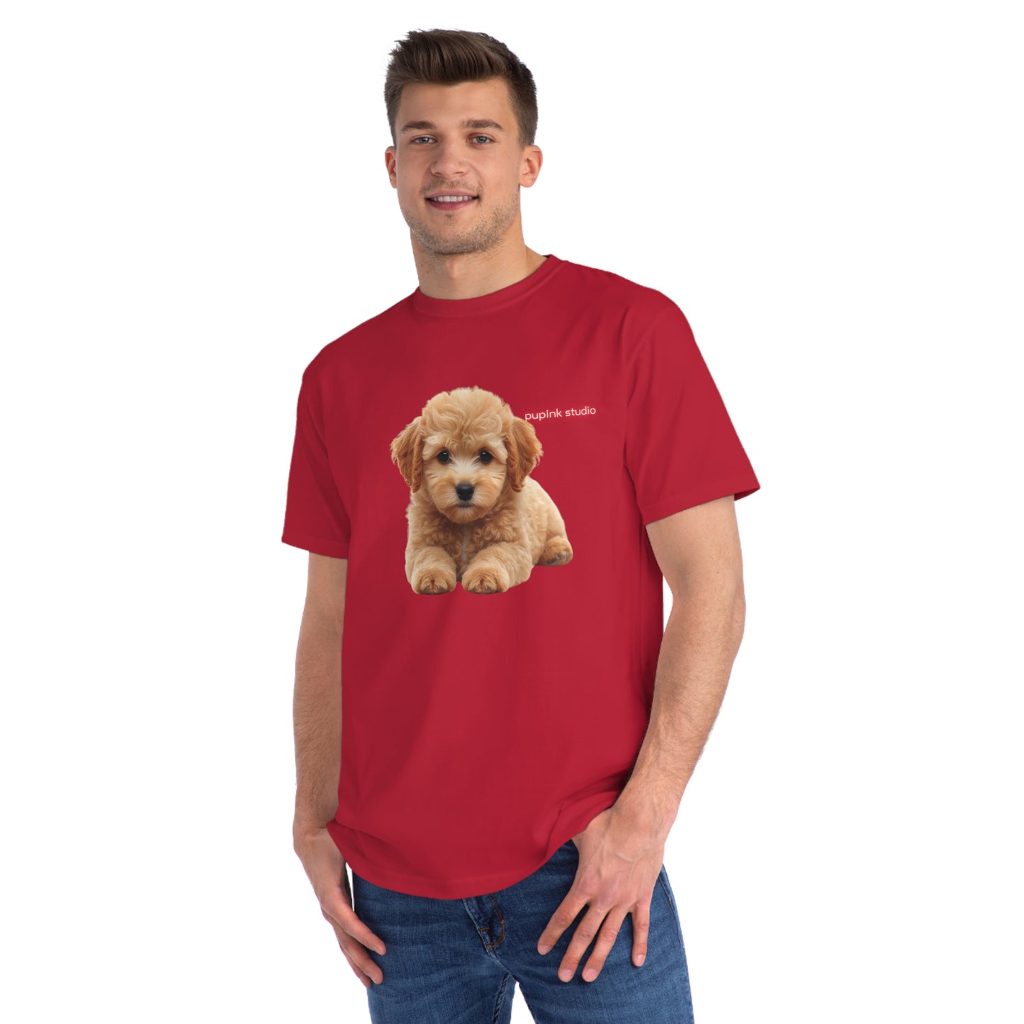 Organic Puppy Portrait T-Shirt | Organic-Limited
