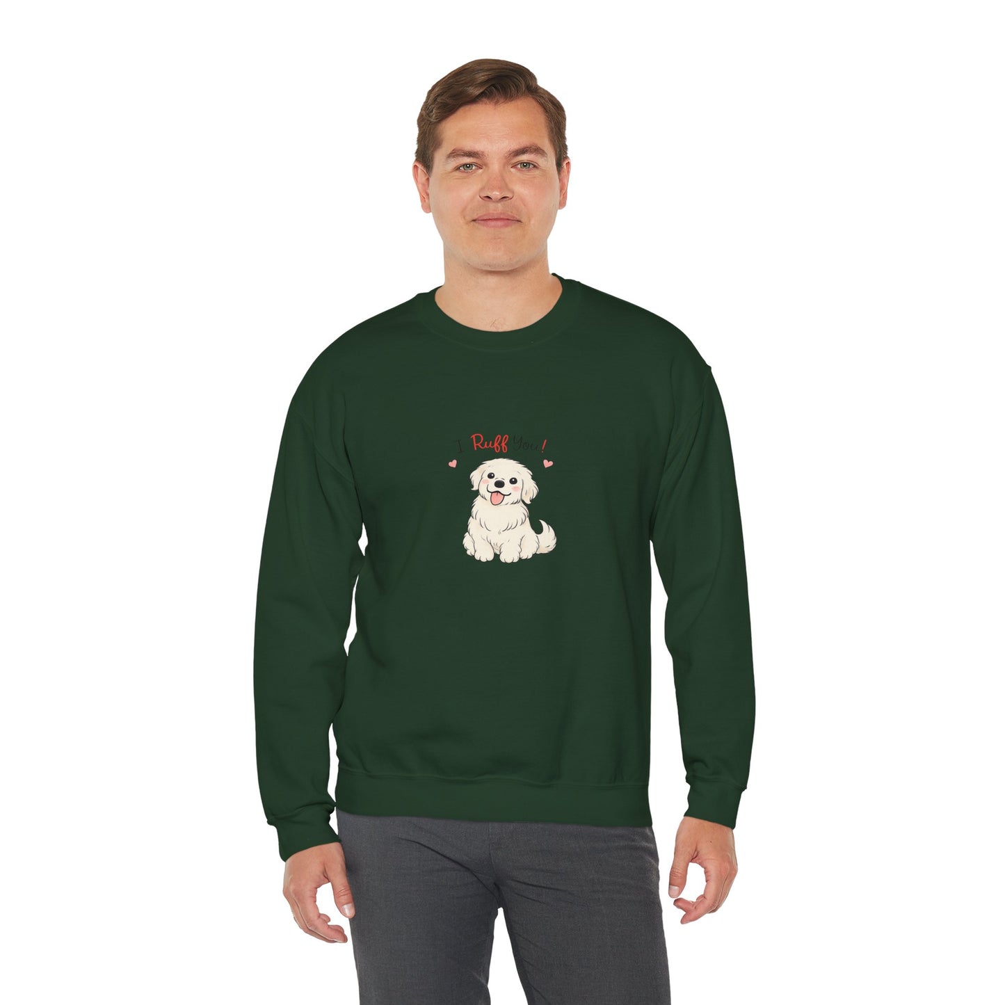 Ruff Love Puppy Graphic Sweatshirt | Eco-Limited